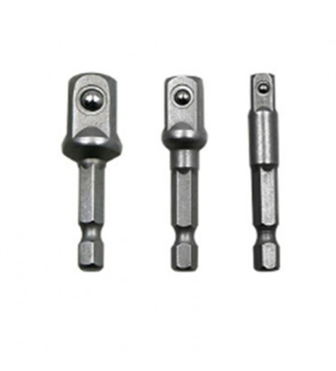 3 PCS/Set Socket Bit Extension Bar Hex Shank Adapter Drill Nut Driver Power Drill Bit