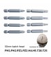 31 in1 Drill and Screwdriver Bit Set Industrial Spade Paddle Flat Wood Woodworking Boring Drill Bits