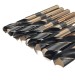 8pcs 1/2 Inch Round Shank HSS Twist Drill Bit Set