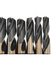 8pcs 1/2 Inch Round Shank HSS Twist Drill Bit Set