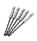 15pcs 3-5mm HSS Twist Drill Bit Set 1/4 Inch Hex Shank High Speed Steel Drill Bits