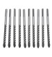 10pcs 1/4 Inch Tungsten Carbide Drill Bit Set Ceramic Wall Tile Glass Cross Spear Point Drill Bit