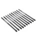 10pcs 1/4 Inch Tungsten Carbide Drill Bit Set Ceramic Wall Tile Glass Cross Spear Point Drill Bit