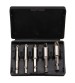 5pcs 1/4 Inch Hex Screw Extractor Set HSS Broken Damaged Bolt Remover Tool