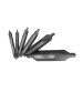 Drillpro 6pcs 1/1.5/2/2.5/3/5mm Nitride Center Drills 60 Degree HSS Countersink Drill