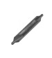 Drillpro 6pcs 1/1.5/2/2.5/3/5mm Nitride Center Drills 60 Degree HSS Countersink Drill