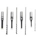 4pcs 1/4 to 1/2 Inch HSS Square Hole Saw Mortising Chisel Twist Auger Drill Bits