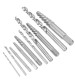 11pcs 2-7.5mm Broken Extractor Set Screw Puller Out Remover For Woodworking