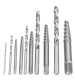 11pcs 2-7.5mm Broken Extractor Set Screw Puller Out Remover For Woodworking