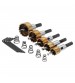 Drillpro 5pcs M35 Gold Coated Hole Sawtooth M35 Hole Saw Cutter Drill Bit Set 16/18.5/20/25mm