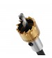 Drillpro 5pcs M35 Gold Coated Hole Sawtooth M35 Hole Saw Cutter Drill Bit Set 16/18.5/20/25mm