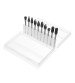 10pcs 3mm Shank Double Lines Tungsten Steel Carbide Burr Set 6mm Head Rotary Drill Bit