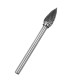 10pcs 3mm Shank Double Lines Tungsten Steel Carbide Burr Set 6mm Head Rotary Drill Bit