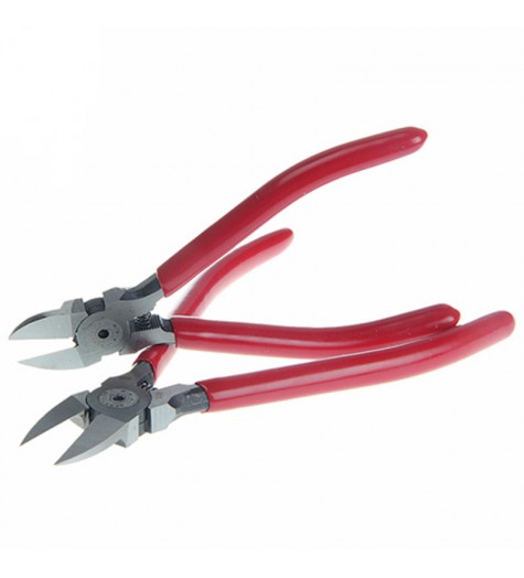 BERRYLION 5/6Inch Plastic Cutting Pliers Electrical Wire Cutting Side Cable Cutters CR-V Outlet Clamp
