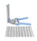 Poultry Pet Cage Clamp Hog Cage Pliers Wire Fencing Installation Clamp With 600 Clips