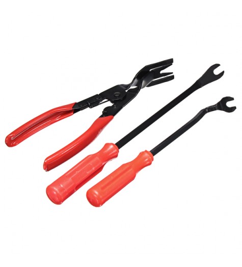 3 Pcs Removal Tool Door Trim Rivets Clips Pliers Fastener Remover Puller Tool Kit Set