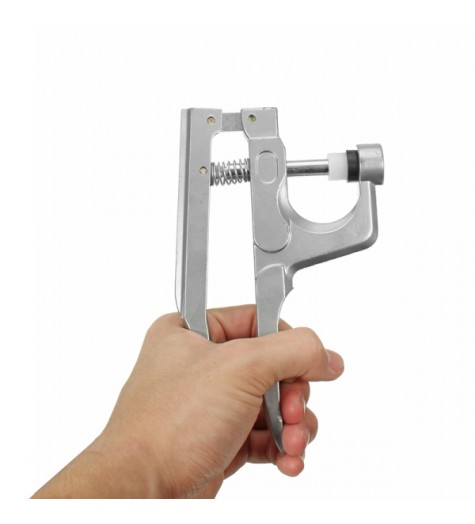 Handle Pressure Clamp Rivet Drilling Hand Pliers Belt Hole Punching Drilling Tool Eyelets