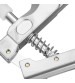Handle Pressure Clamp Rivet Drilling Hand Pliers Belt Hole Punching Drilling Tool Eyelets