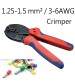 1.25-1.5mm? 3-6AWG Insulated Grade Ratchet Crimper Crimping Pliers Terminal Tool