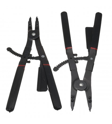 2Pcs 16 inch Large Circlip Snap Ring Pliers Set Retaining Ring Ratcheting
