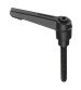 Zinc Alloy M6 12-40mm Male Thread Adjustable Clamp Handle Tool -5 Sizes