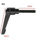 Zinc Alloy M6 12-40mm Male Thread Adjustable Clamp Handle Tool -5 Sizes