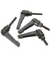 Zinc Alloy M5 16-32mm Male Thread Adjustable Clamp Handle Tool