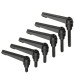 Zinc Alloy M8 16-50mm Male Thread Adjustable Clamp Handle Tool -6 Sizes