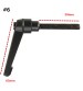 Zinc Alloy M8 16-50mm Male Thread Adjustable Clamp Handle Tool -6 Sizes