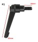 Zinc Alloy M8 16-50mm Male Thread Adjustable Clamp Handle Tool -6 Sizes
