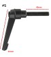 Zinc Alloy M8 16-50mm Male Thread Adjustable Clamp Handle Tool -6 Sizes