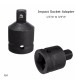 Impact Socket Adapter Set 1/2 Inch Drive Female to 3/4 Inch Drive Male Reducer Converter