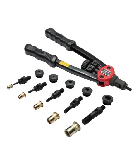13inch Carbon Steel Blind Rivet Nut Gun Inser Nut Tool Manual Mandrels M3-M10