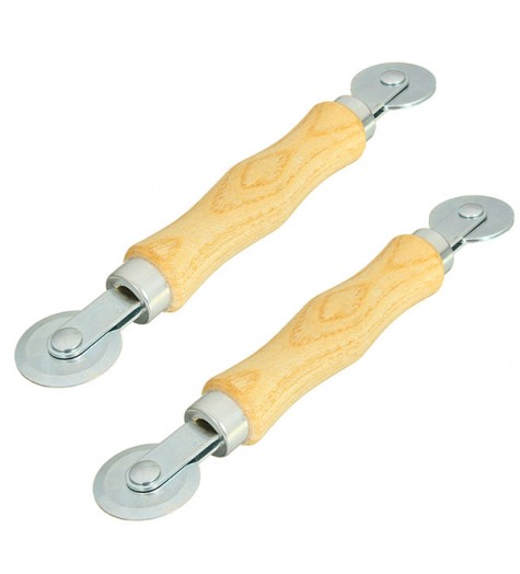 2pcs Wood Handle Corner Seam Crimp Tool